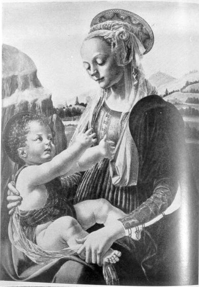 Ficonofue.com - Virgen con el Niño - Autor : Verrocchio, Andrea del - Area : Vida de la Virgen - Ciclo : Virgen con el Niño - Género : Pintura - Localización : Musseum Kaiser Friedrich